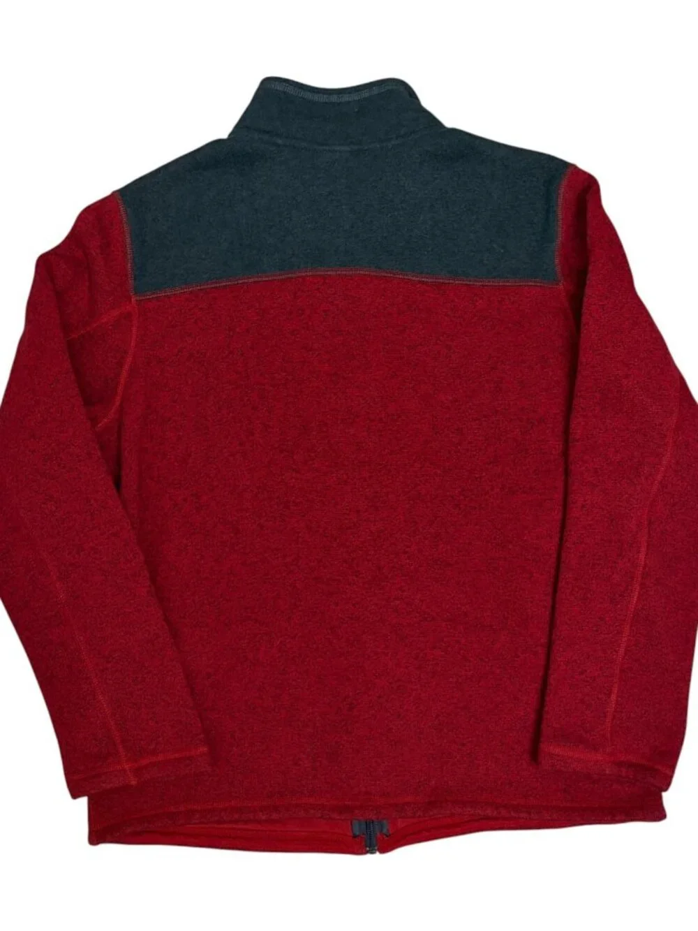 THE NORTH FACE Fleece Jacket Full Zip Red Winter Coat Mens XL